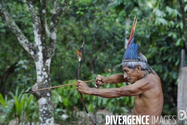 BRESIL Amazonie : Peuple MUNDURUCU du rio Tapajos