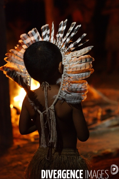 BRESIL Amazonie : Peuple MUNDURUCU du rio Tapajos