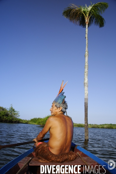 BRESIL Amazonie : Peuple MUNDURUCU du rio Tapajos