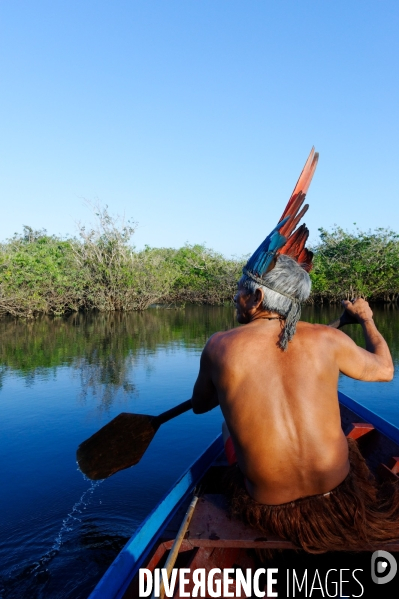 BRESIL Amazonie : Peuple MUNDURUCU du rio Tapajos