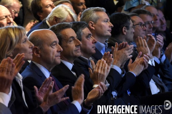 Election régionale. Meeting des Républicains pour l Ile-de-France.