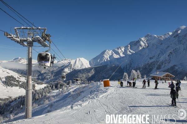 Ski aux Contamines-Montjoie