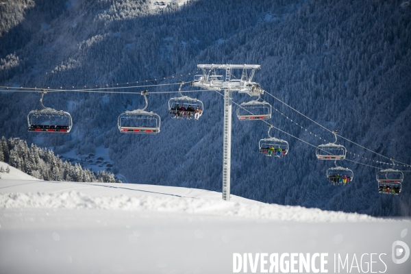 Ski aux Contamines-Montjoie