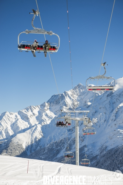 Ski aux Contamines-Montjoie