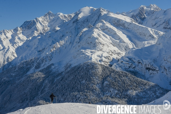 Ski aux Contamines-Montjoie