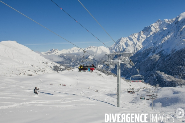 Ski aux Contamines-Montjoie