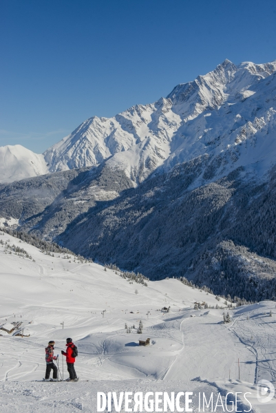 Ski aux Contamines-Montjoie