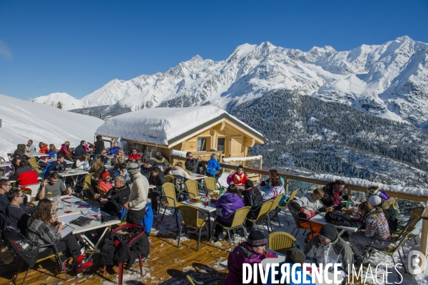 Ski aux Contamines-Montjoie