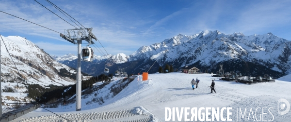 Ski aux Contamines-Montjoie