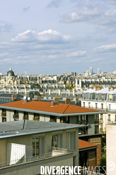 Illustration Septembre2015.Paris.Les toits de Paris
