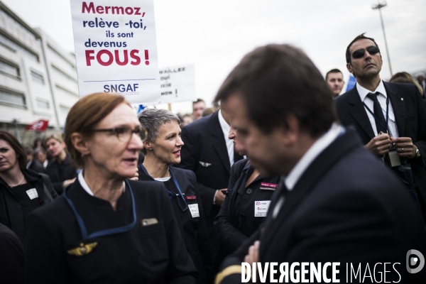 Manifestation des salaries d Air France