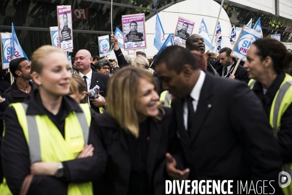 Manifestation des salaries d Air France