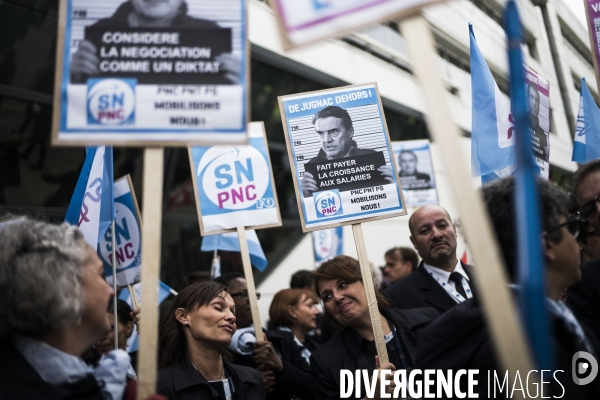 Manifestation des salaries d Air France