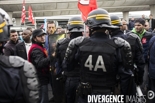 Manifestation des salaries d Air France