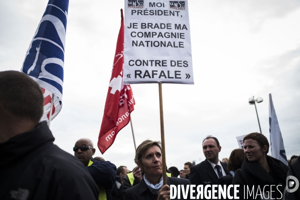 Manifestation des salaries d Air France