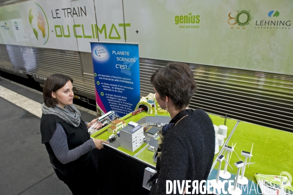 Le train du climat a la gare de Lyon