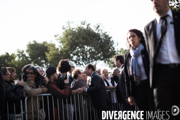 Hollande dans un lycée Pro à Marseille