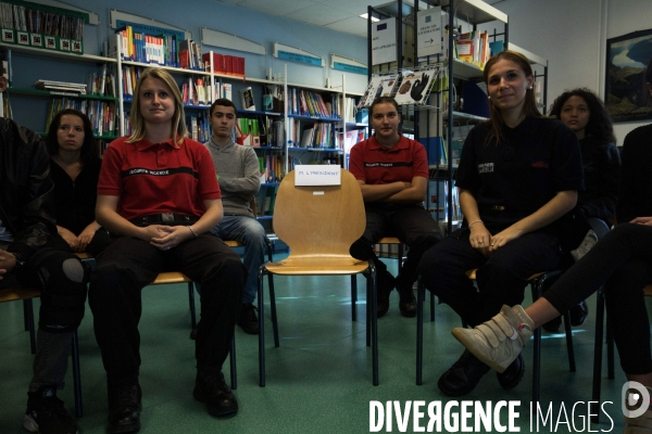 Hollande dans un lycée Pro à Marseille