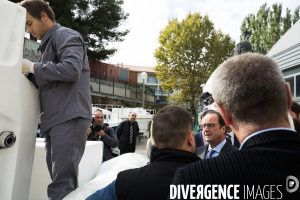 Hollande dans un lycée Pro à Marseille