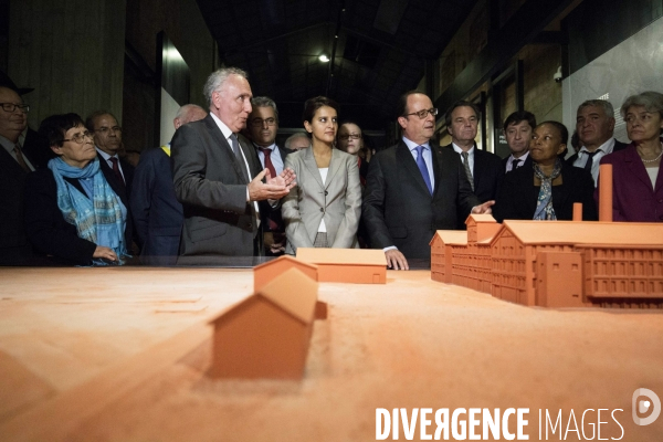 Hollande au Mémorial du camp des Milles