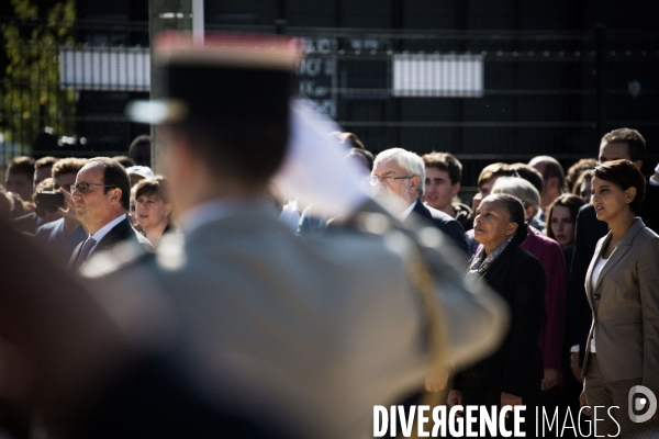 Hollande au Mémorial du camp des Milles