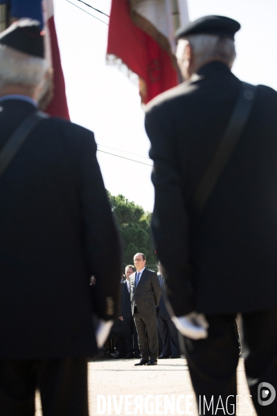 Hollande au Mémorial du camp des Milles