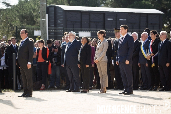 Hollande au Mémorial du camp des Milles