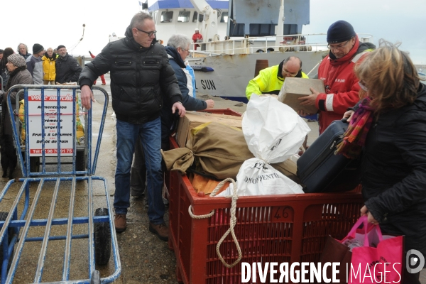 La vie quotidienne sur l île de Sein en hiver