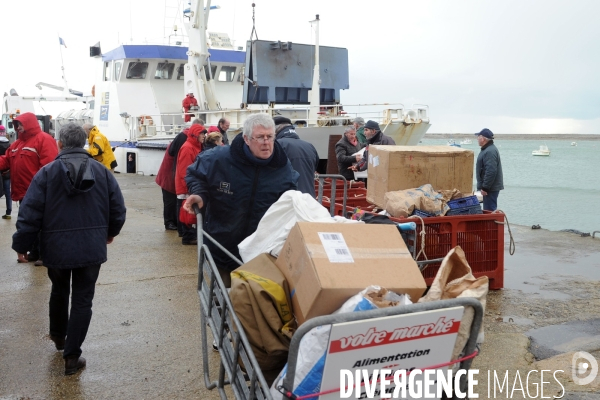 La vie quotidienne sur l île de Sein en hiver