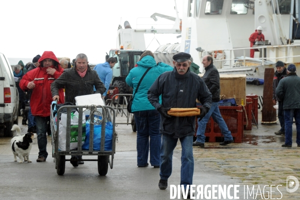 La vie quotidienne sur l île de Sein en hiver