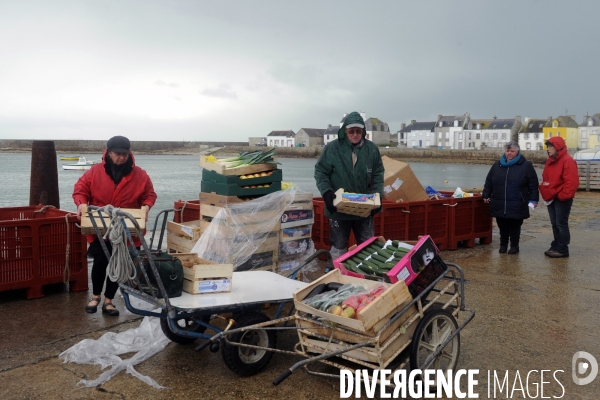 La vie quotidienne sur l île de Sein en hiver