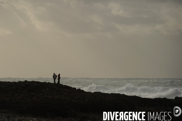 La vie quotidienne sur l île de Sein en hiver