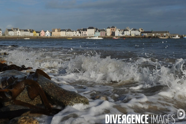 La vie quotidienne sur l île de Sein en hiver