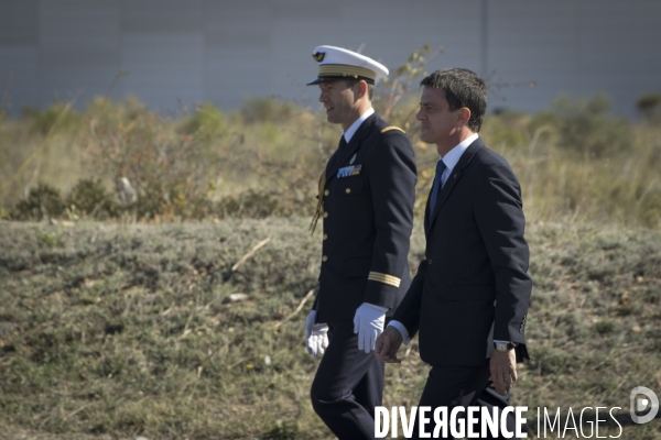 Manuel Valls au mémorial de Rivesaltes