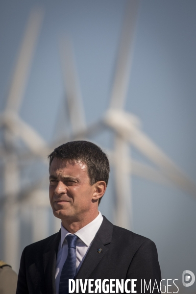 Manuel Valls au mémorial de Rivesaltes