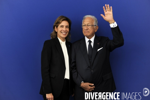 Jacques SAADE, président de CMA CGM et sa fille Tanya
