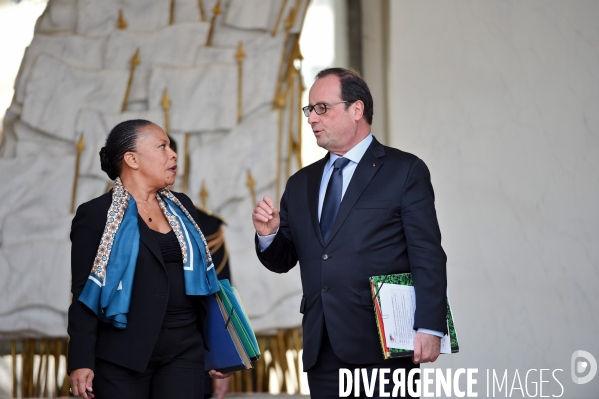 Christiane Taubira avec François Hollande