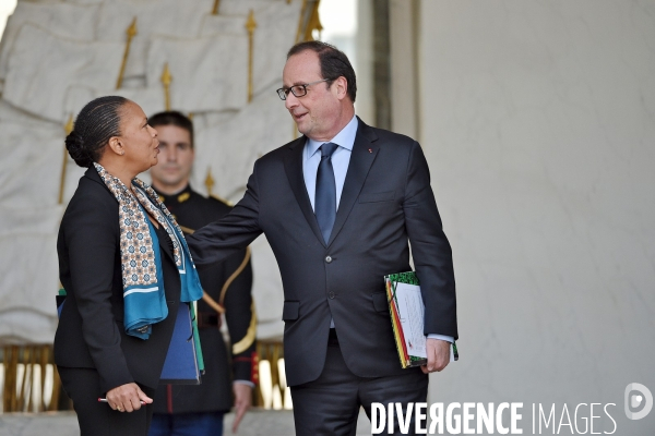 Christiane Taubira avec François Hollande