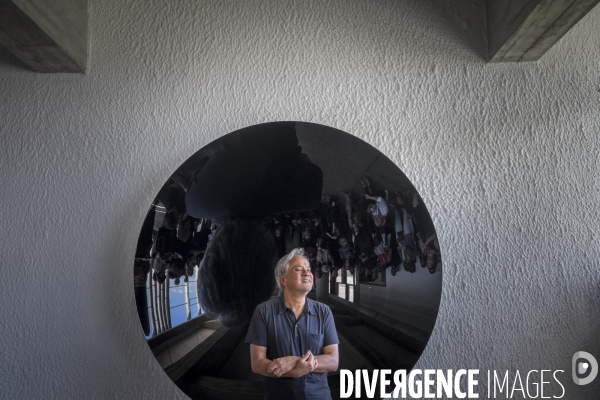 Anish Kapoor au couvent de la Tourette Le Corbusier.