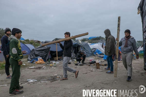 La vie dans la jungle de Calais