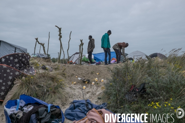 La vie dans la jungle de Calais