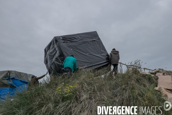 La vie dans la jungle de Calais