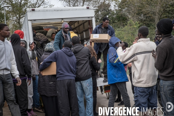 La vie dans la jungle de Calais