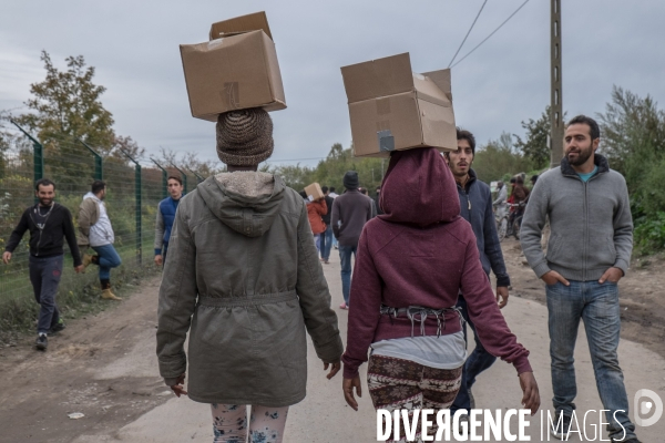 La vie dans la jungle de Calais