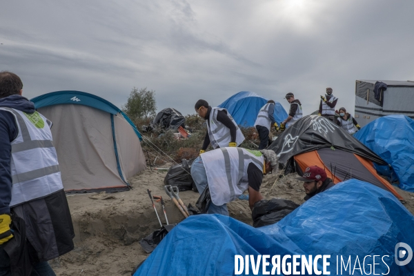 La vie dans la jungle de Calais
