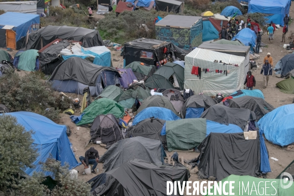 La vie dans la jungle de Calais