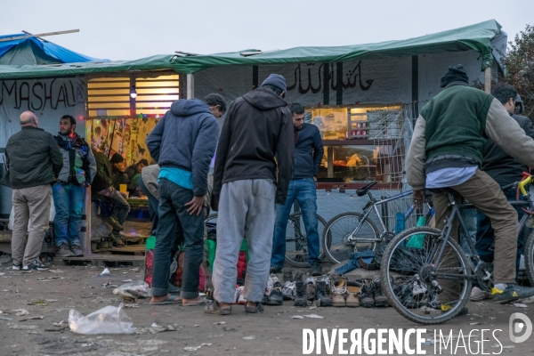 La vie dans la jungle de Calais