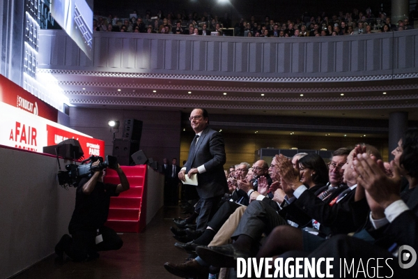 Francois HOLLANDE, 13eme congres de la Confederation europeenne des syndicats.