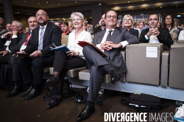 Francois HOLLANDE, 13eme congres de la Confederation europeenne des syndicats.