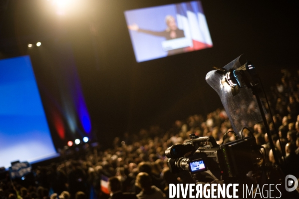 Marine le Pen au Zénith, Paris, 17/03/2012